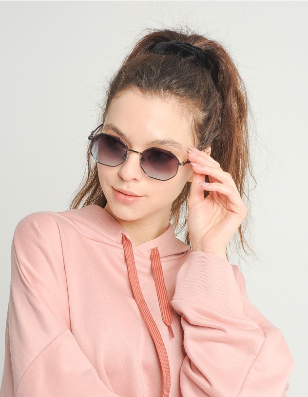 Окуляри сонцезахисні шестикутники | 249092-28-XX - A-SHOP