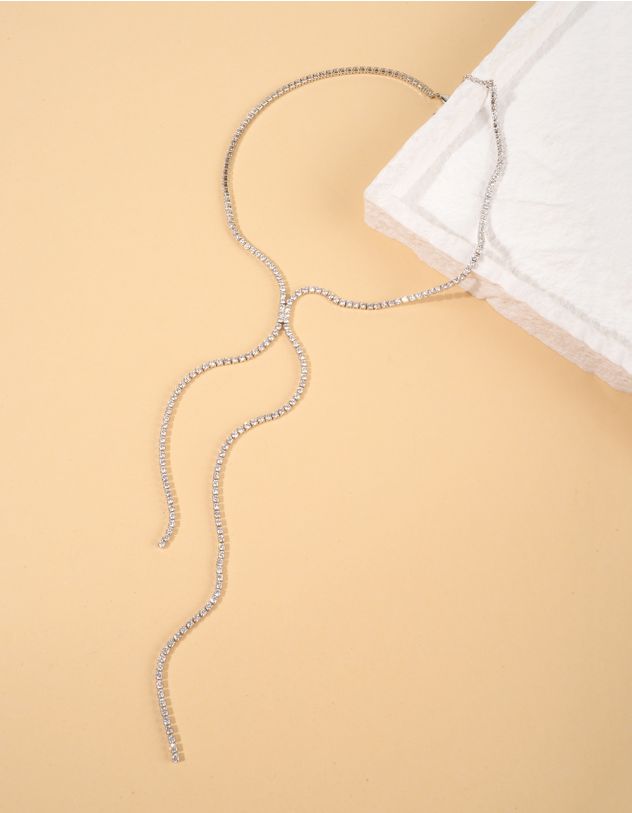 Підвіска на шию довга зі страз | 259620-06-XX - A-SHOP