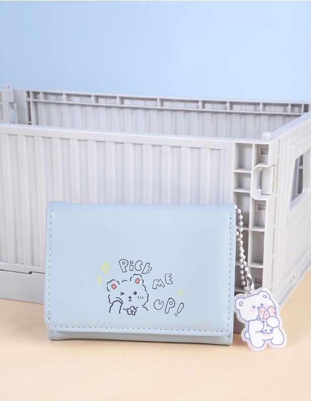 Гаманець портмоне з брелоком у вигляді ведмедика | 255475-18-XX - A-SHOP