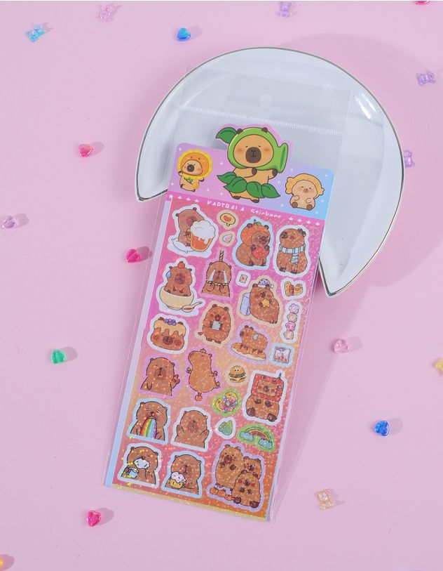 Наліпки з зображенням капібари | 262111-20-XX - A-SHOP