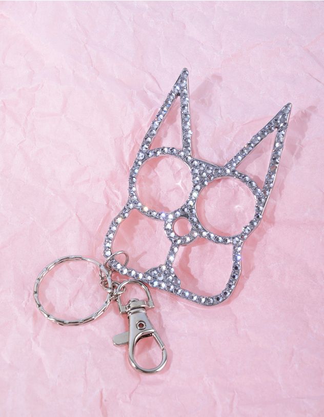 Брелок з вушками у стразах | 266958-05-XX - A-SHOP