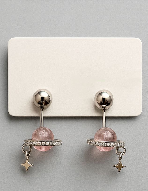 Сережки у вигляді Сатурна | 264913-70-XX - A-SHOP