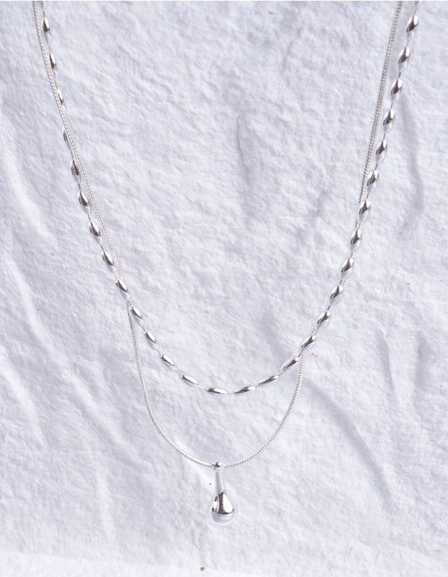 Підвіска на шию подвійна  з кулоном | 258133-05-XX - A-SHOP