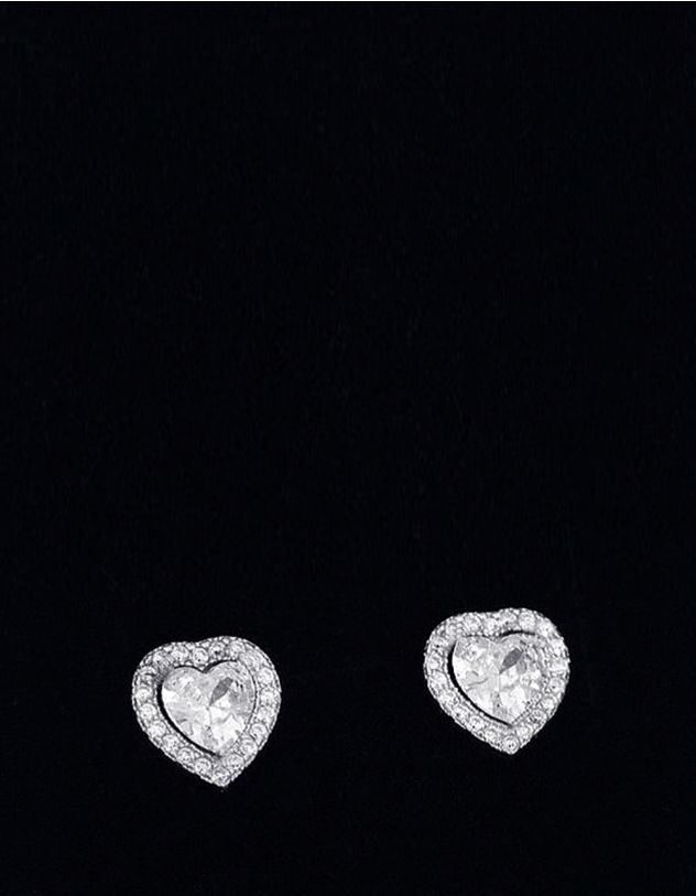 Сережки пусети у вигляді серця | 264556-05-XX - A-SHOP