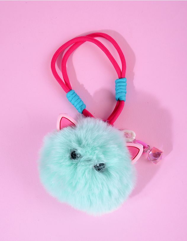 Брелок на сумку хутряний у вигляді котика | 267517-37-XX - A-SHOP