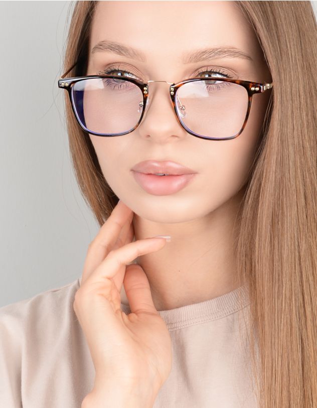 Окуляри іміджеві з лінзами квадратної форми | 260556-12-XX - A-SHOP