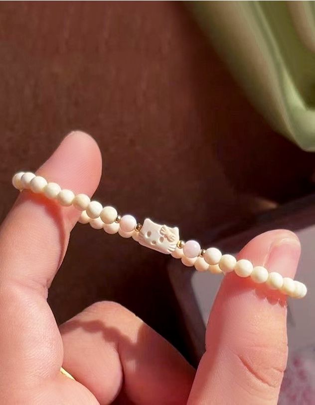 Браслет на руку із бісеру з кицькою | 263806-40-XX - A-SHOP