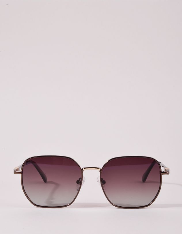 Окуляри сонцезахисні шестикутники | 265556-12-XX - A-SHOP