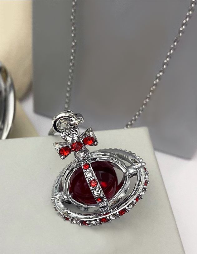 Підвіска на шию з кулоном у вигляді Сатурна | 262945-60-XX - A-SHOP