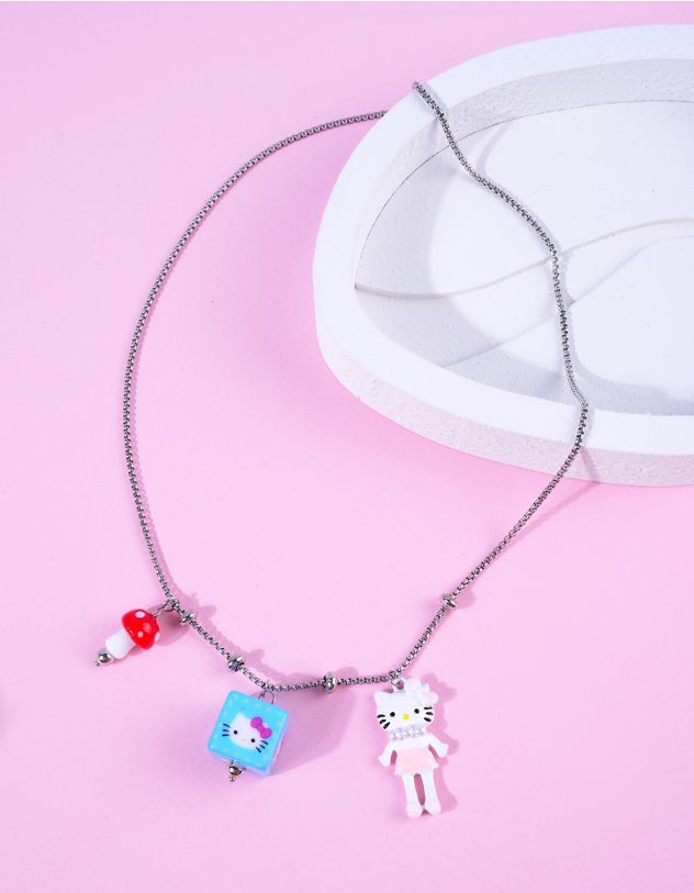 Підвіска на шию з кулоном у вигляді кицьки | 265404-05-XX - A-SHOP