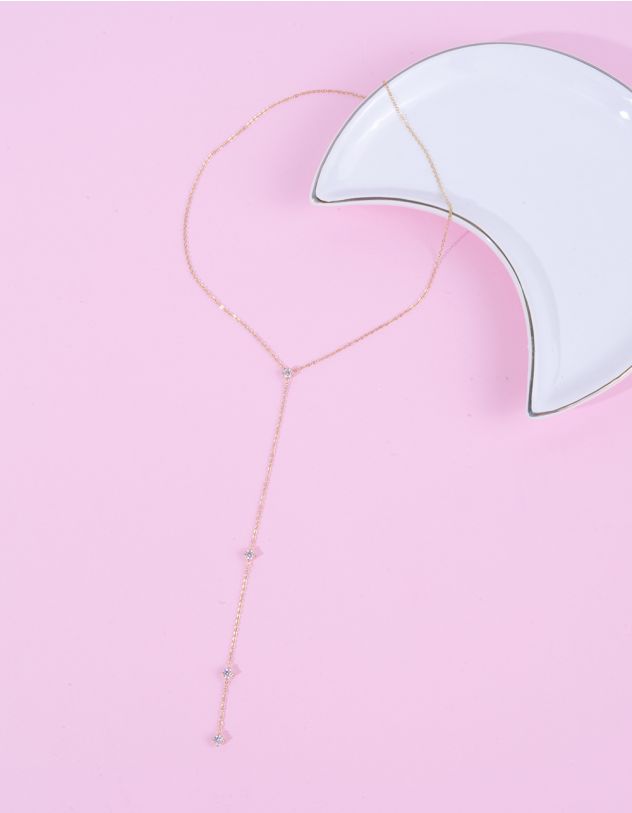 Підвіска на шию зі стразами | 264466-04-XX - A-SHOP