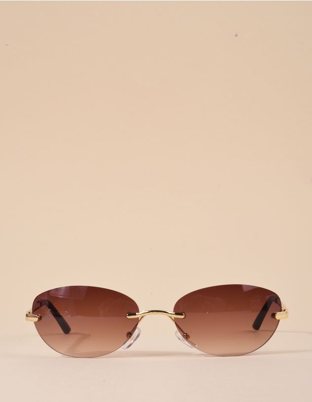 Окуляри сонцезахисні вузькі з тонкими дужками | 262509-12-XX - A-SHOP