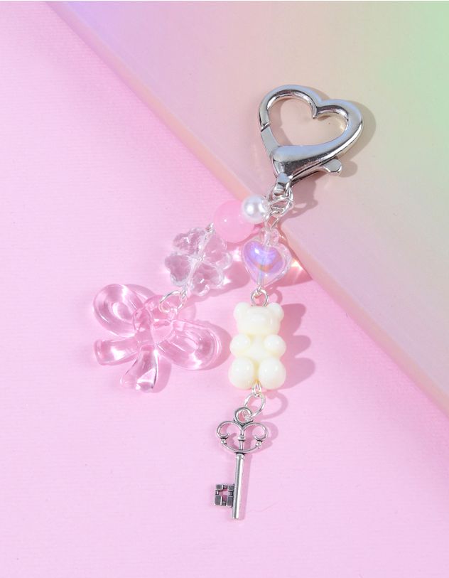 Брелок у вигляді банта з ведмедиком | 264537-70-XX - A-SHOP