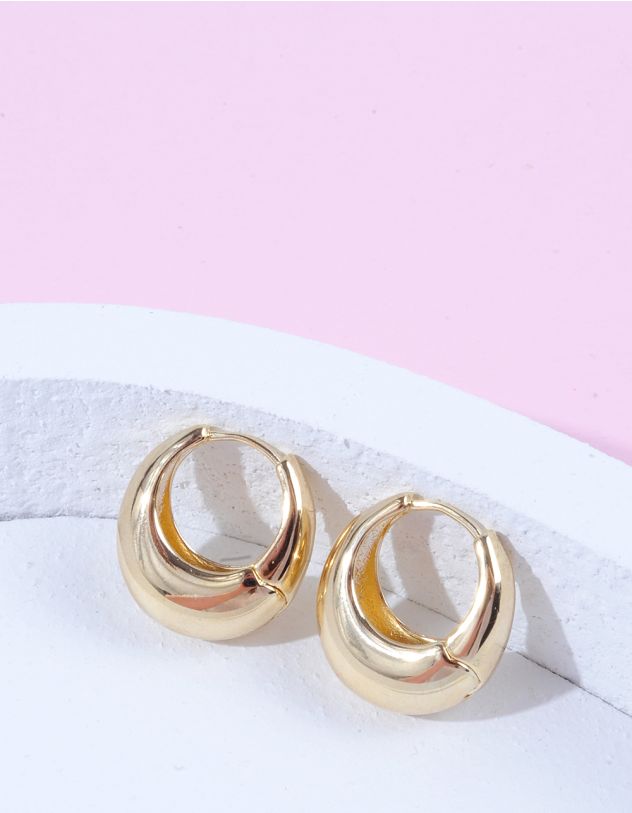 Сережки кільця | 264135-04-XX - A-SHOP