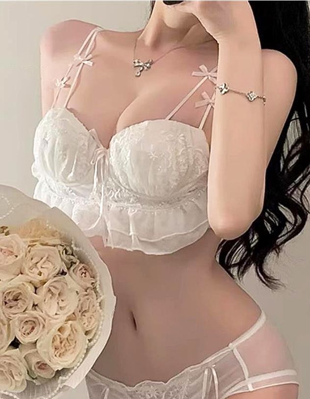 Бюстгалтер з воланами та бантиками | 263975-01-22 - A-SHOP