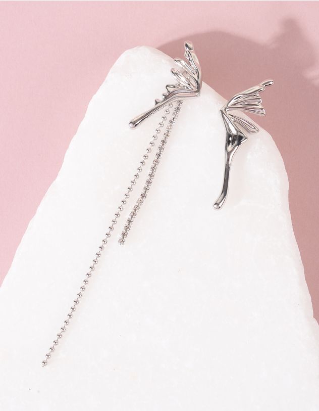 Сережки довгі у вигляді метелика | 260520-05-XX - A-SHOP