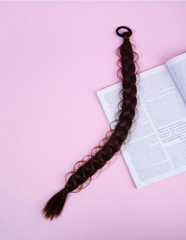 Коса на резинці для волосся | 265980-12-XX - A-SHOP