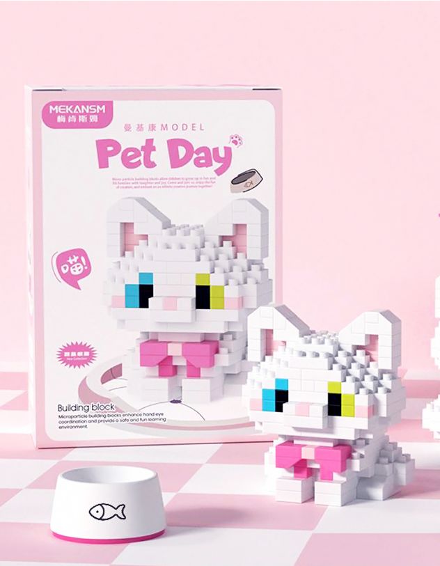 Конструктор у вигляді котика | 266358-01-XX - A-SHOP