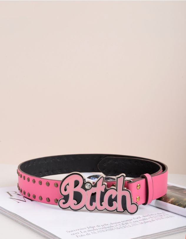 Ремінь з фурнітурою у вигляді написа | 260593-14-XX - A-SHOP