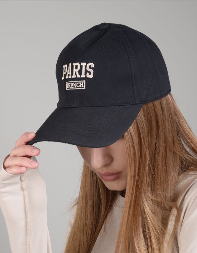 Бейсболка з написом PARIS | 257650-02-XX - A-SHOP