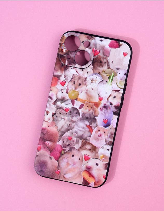 Чохол для телефону Iphone з принтом хом'яка | 266367-21-72 - A-SHOP