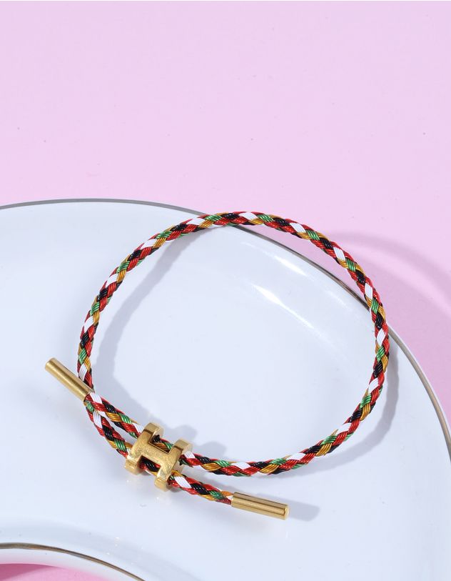 Браслет на руку плетений з фурнітурою | 263453-04-XX - A-SHOP