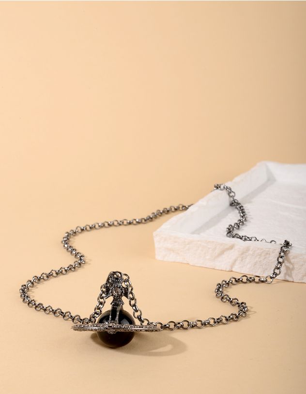 Підвіска на шию з кулоном у вигляді Сатурна з хрестом | 259383-02-XX - A-SHOP