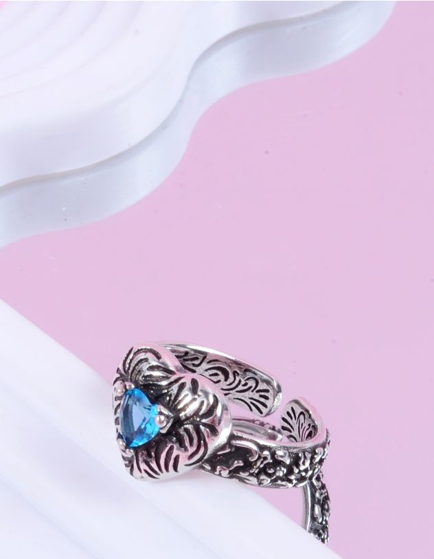 Кільце з серцем | 263443-64-37 - A-SHOP