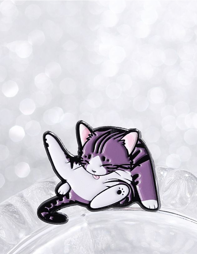 Брошка у вигляді котика | 267512-11-XX - A-SHOP