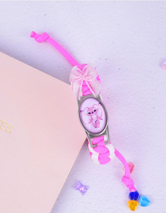 Браслет на руку плетений з персонажем аніме Ліло і Стіч | 264992-14-XX - A-SHOP