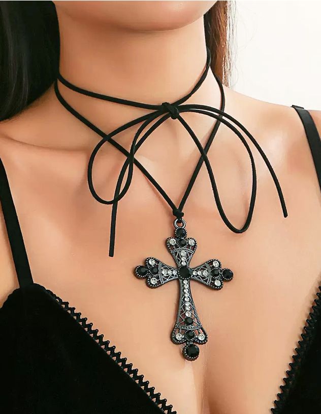 Підвіска на шию з хрестом | 267495-02-XX - A-SHOP