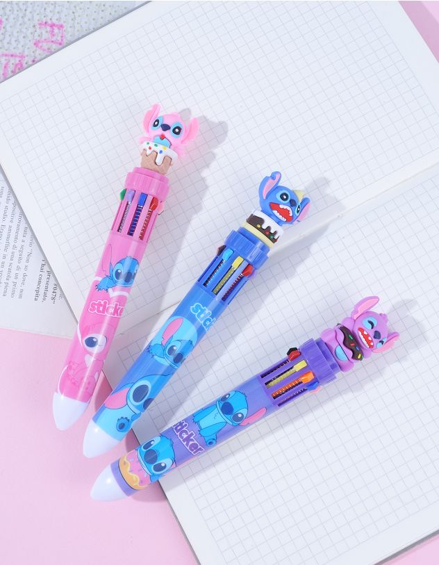 Ручка багатокольорова з персонажем аніме Стічем | 264971-17-XX - A-SHOP