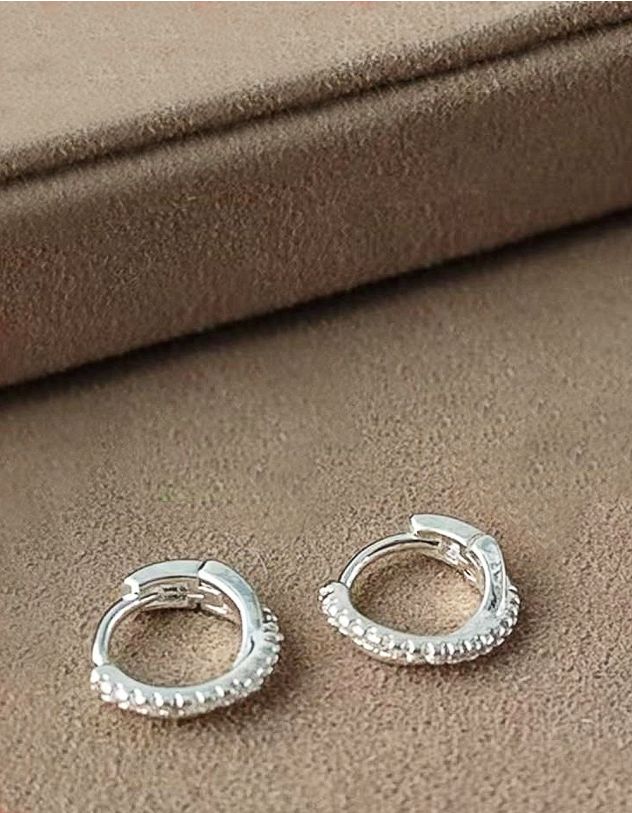 Сережки кільця зі стразами | 266979-05-XX - A-SHOP