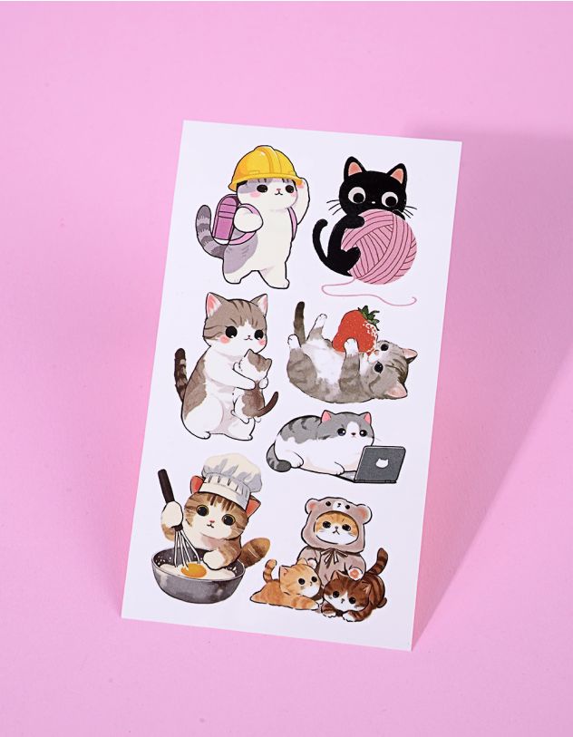 Татуювання тимчасове у вигляді кота | 266251-17-XX - A-SHOP