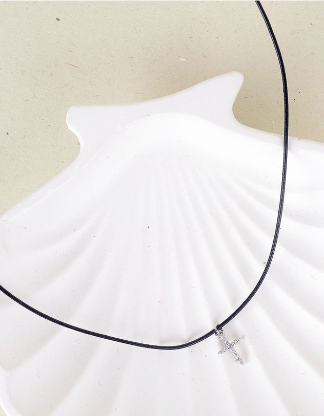 Підвіска на шию з кулоном у вигляді хреста | 256139-05-XX - A-SHOP