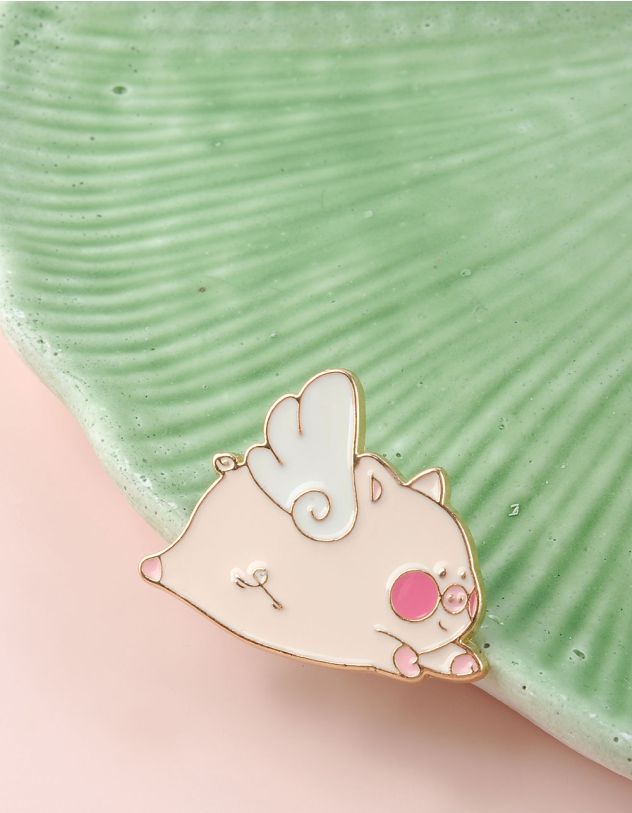 Брошка у вигляді свинки | 257404-14-XX - A-SHOP