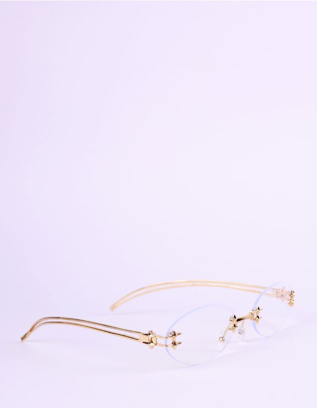 Окуляри іміджеві з перфорованими дужками | 264964-04-XX - A-SHOP