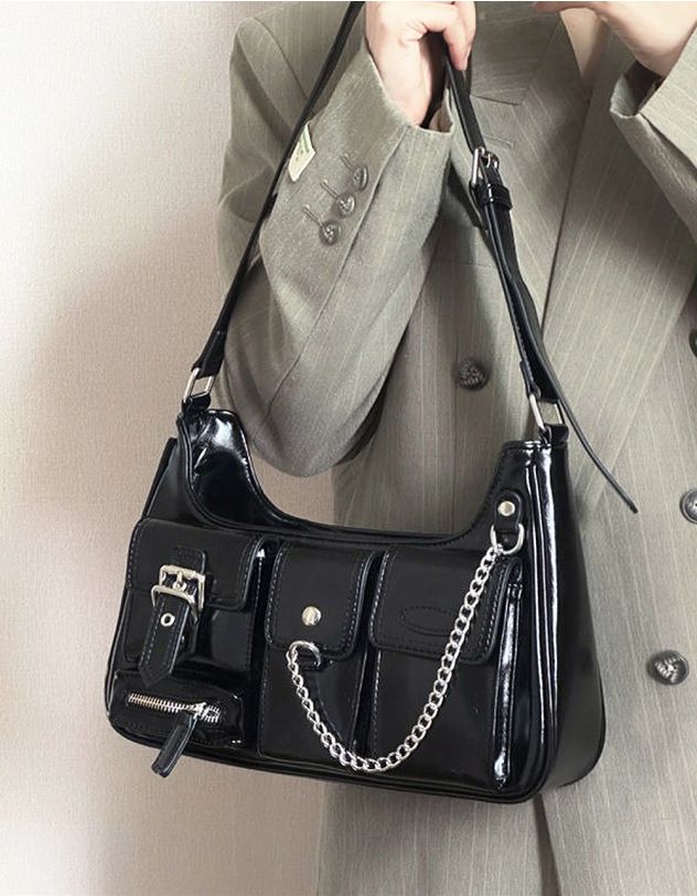 Сумка на плече з ланцюжком | 266729-02-XX - A-SHOP