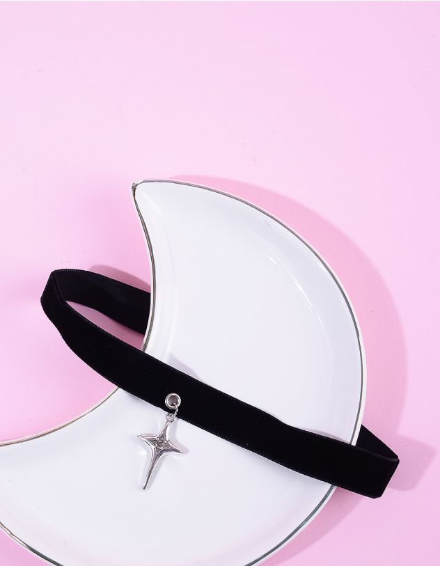 Чокер на шию з кулоном у вигляді зірки | 265936-02-XX - A-SHOP