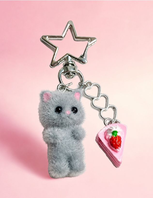 Брелок на сумку у вигляді кота з тортом | 266072-11-XX - A-SHOP