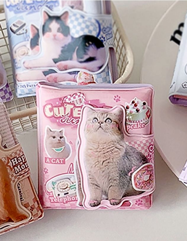Блокнот з принтом песика та котика 6,5 х 7см | 267263-14-XX - A-SHOP