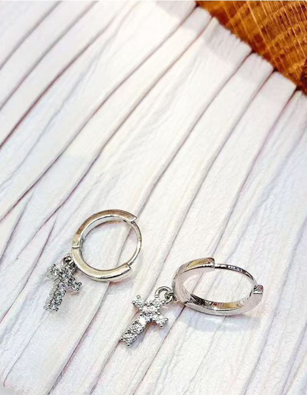 Сережки з хрестами | 265893-05-XX - A-SHOP