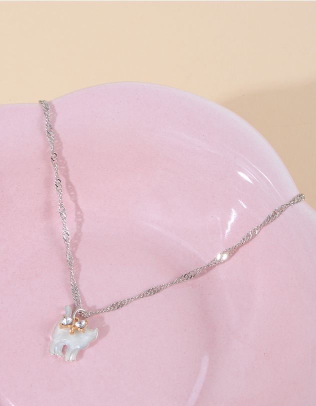 Підвіска на шию з кулоном у вигляді кішки | 264216-05-XX - A-SHOP