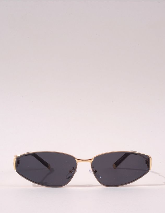 Окуляри сонцезахисні вузькі з тонкими дужками | 262785-09-XX - A-SHOP