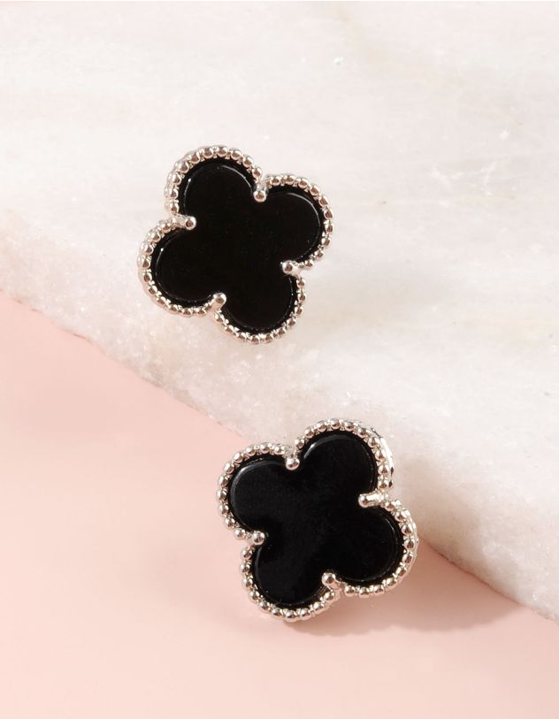 Сережки  у вигляді конюшини | 258865-07-XX - A-SHOP