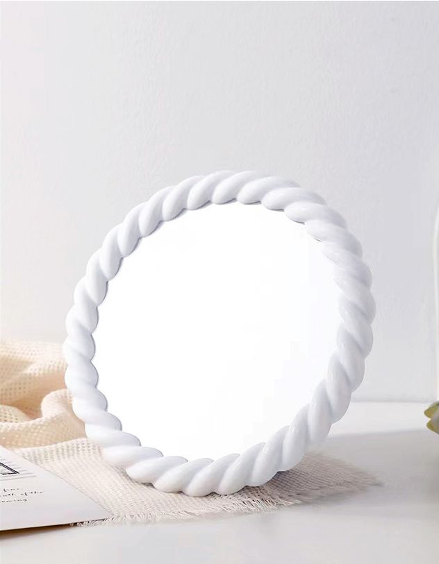 Дзеркало настільне в плетеній рамі | 263188-01-XX - A-SHOP