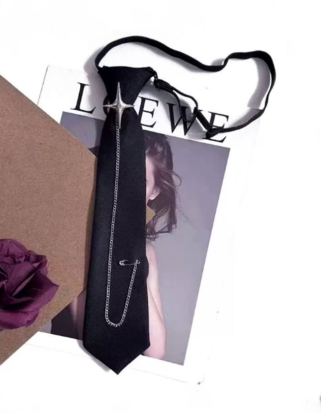 Краватка з ланцюжком та булавкою | 266414-02-XX - A-SHOP