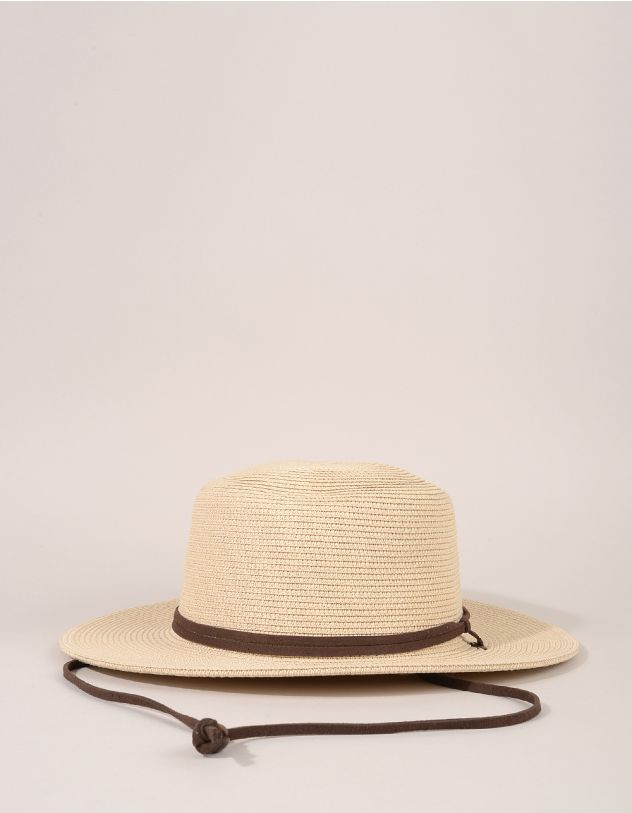 Капелюх  зі штучної соломи з регулятором розміру | 260728-22-XX - A-SHOP