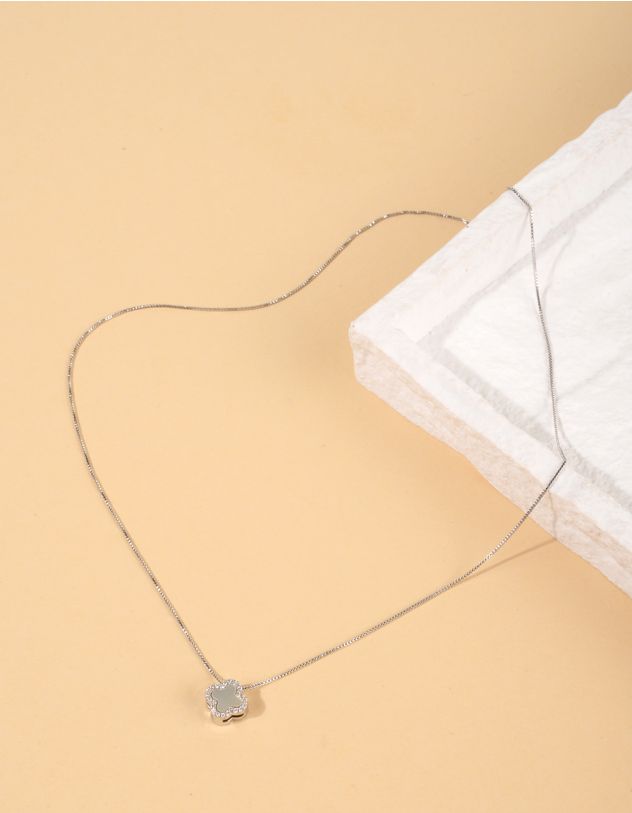 Підвіска на шию з кулоном у вигляді конюшини | 260082-06-XX - A-SHOP