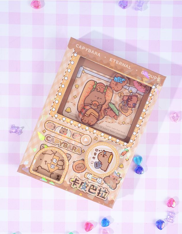 Блокнот з принтом капібари | 263811-34-XX - A-SHOP